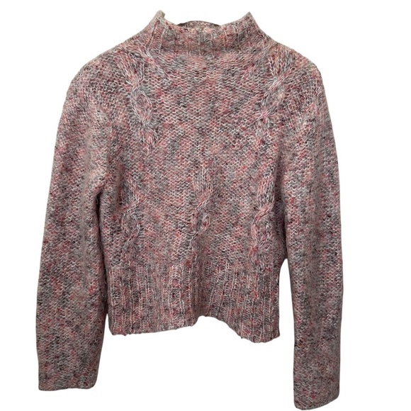 Frost Sweaters - Frost Sweater Womens Size M/L  Mohair Blend Mock Neck Pullover Cropped  90s
